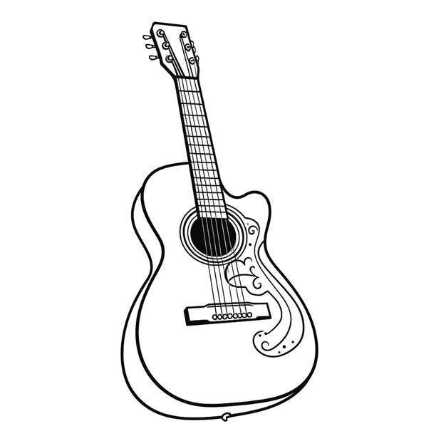 Photo visual of guitar