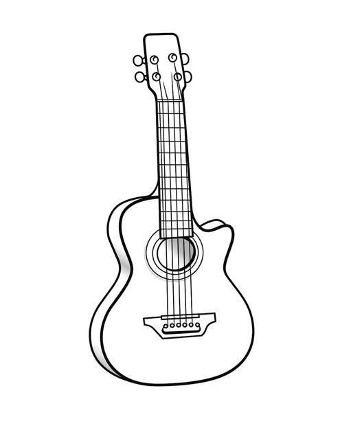 Photo visual of guitar