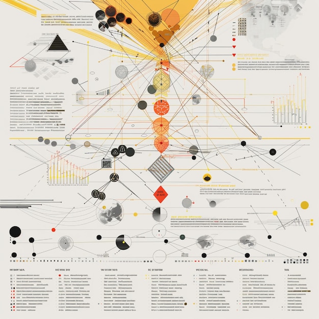 Premium Photo | A visual hierarchy diagram with primary secondary and ...