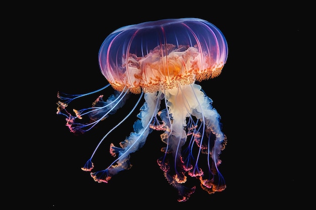 Foto visiva delle meduse