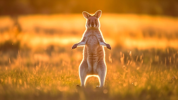 Photo visual of kangaroo