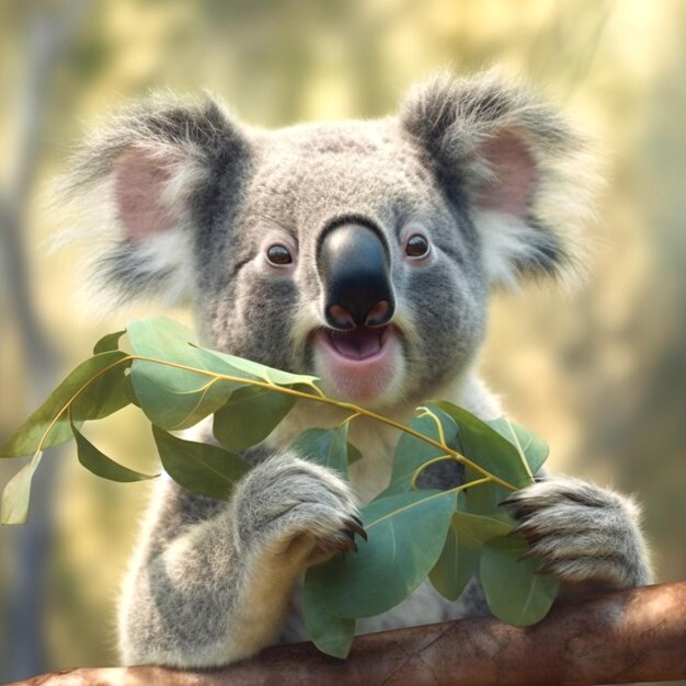 Photo visual of koala