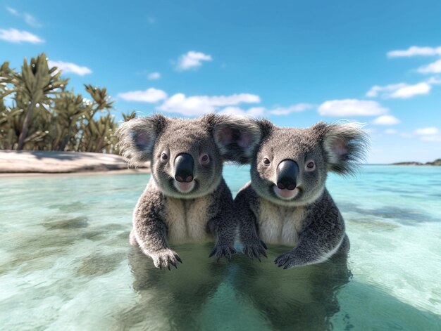 写真 コアラの視覚