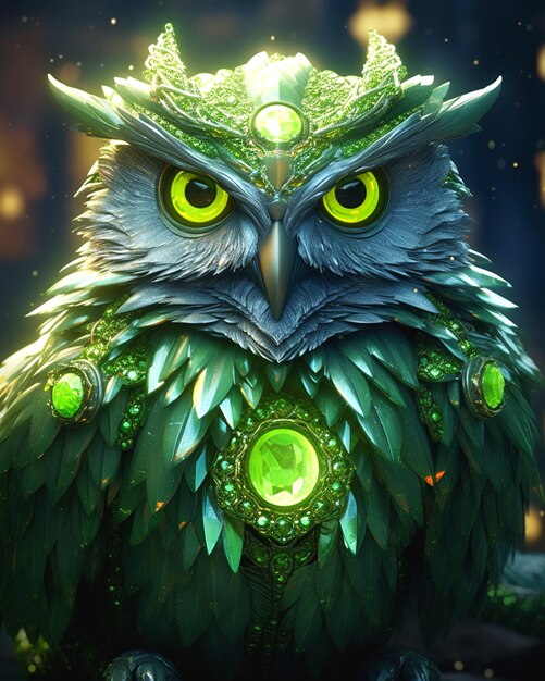 Photo visual of owl