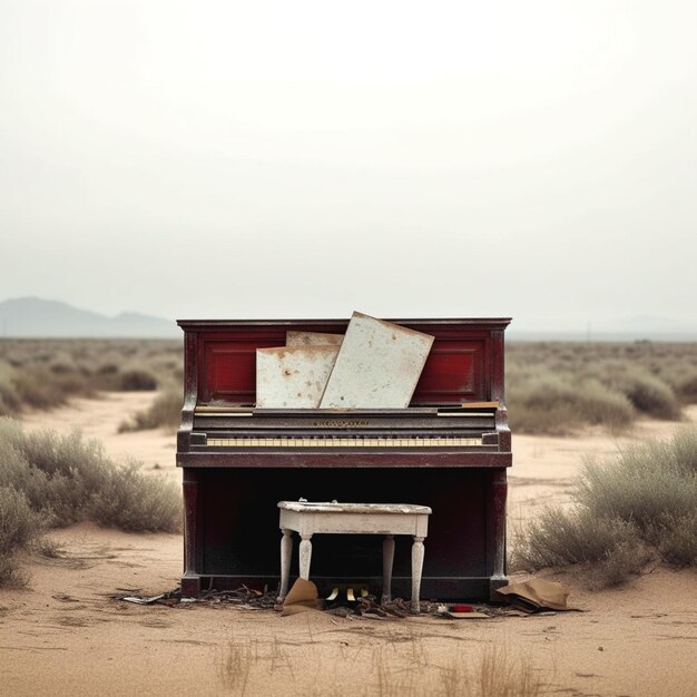 Photo visual of piano