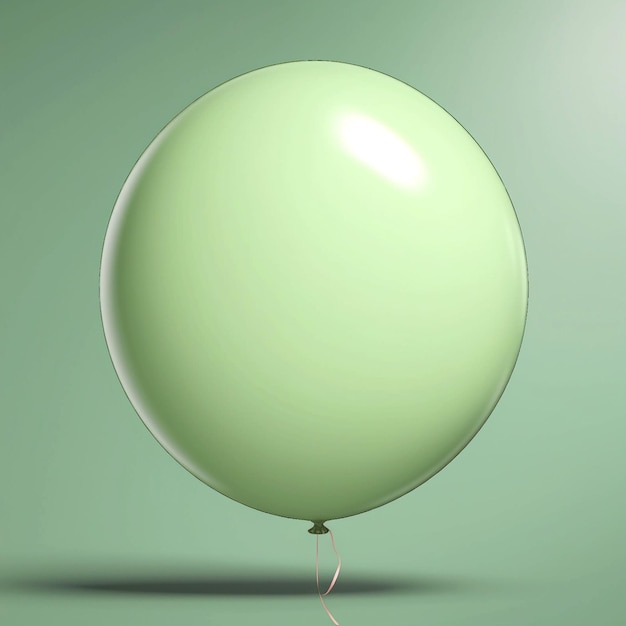 Photo visual representation of a balloon