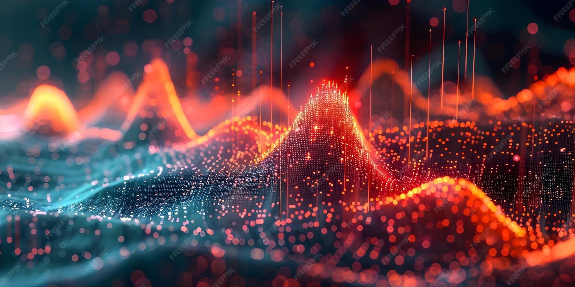 Premium Photo | Visual Representation of Data Flow Using AI Model ...