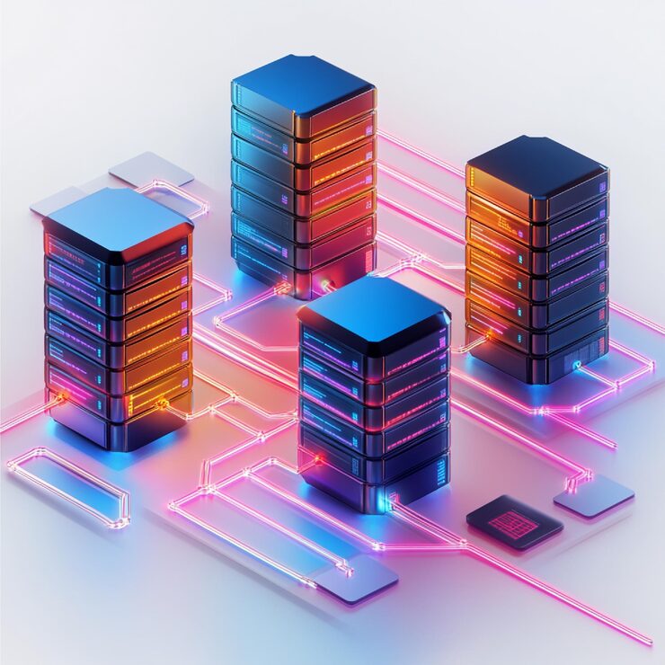 Photo a visual representation of database management systems dbms such as mysql postgresql or mongodb