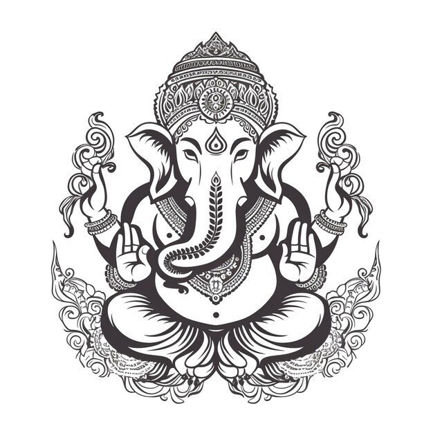 Photo visual representation of ganesha