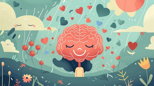 Photo visual representation of mental wellness