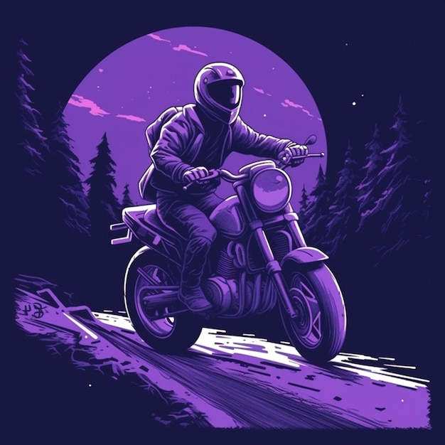 Visual representation of a motorcycle