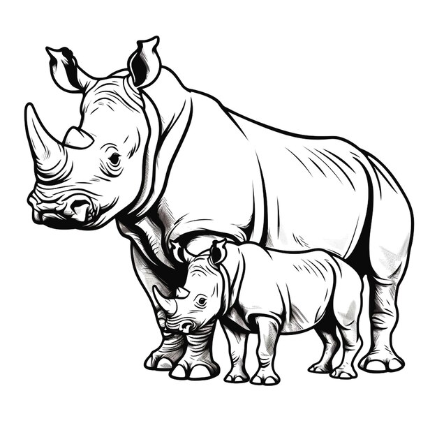 Photo visual of rhinoceros