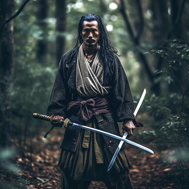 Foto visiva del samurai