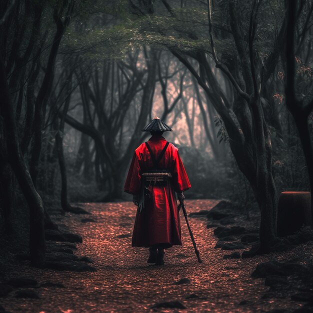 visual of samurai