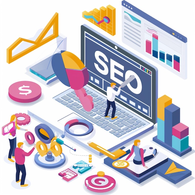 a visual of seo strategies being implemented with keyword research and onpage optimization