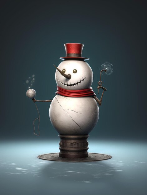 Photo visual of snowmen