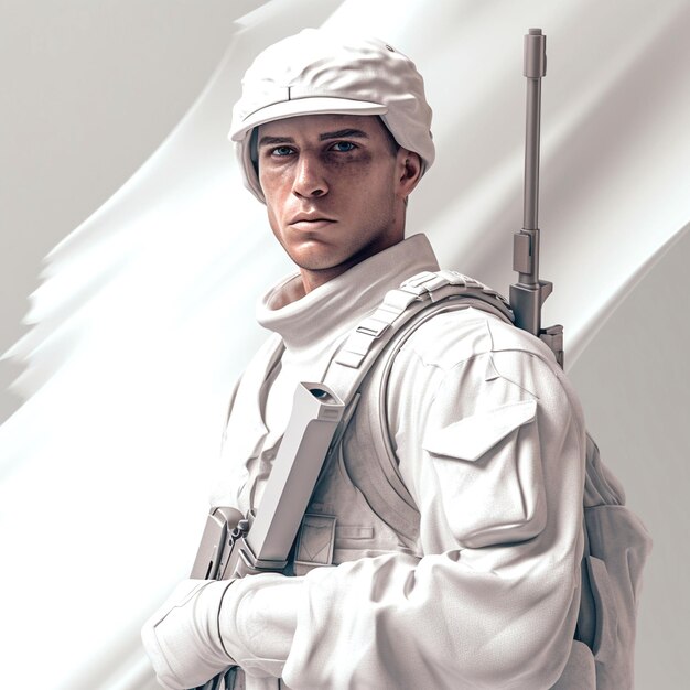 Photo visual of soldier