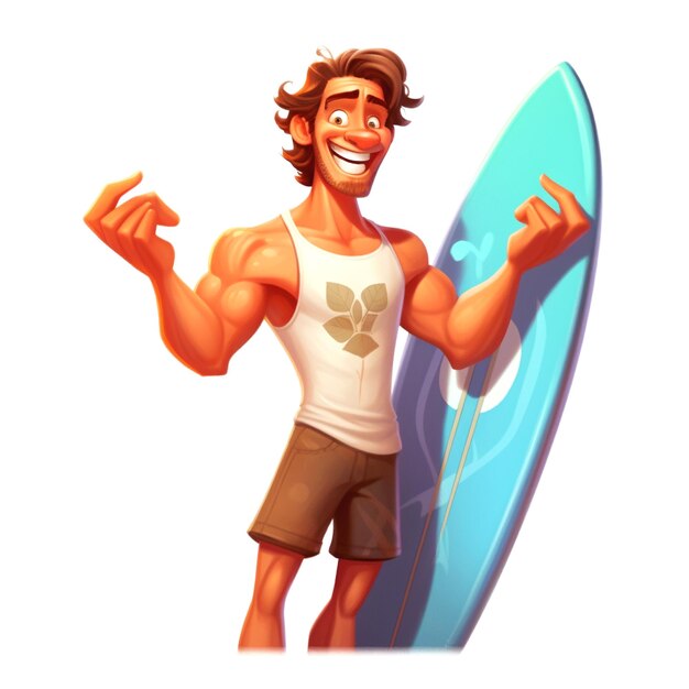 Photo visual of surfer