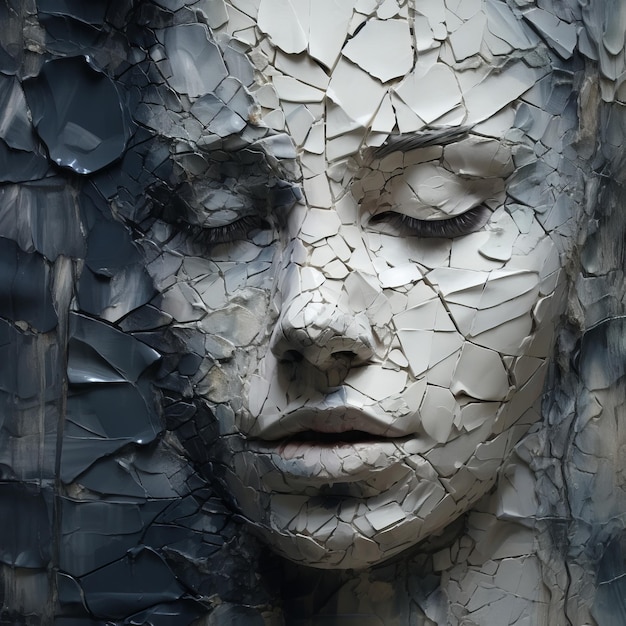 Visual Tapestry of Emotional Scars Unveiling Depth and Complexity through Textured Layers