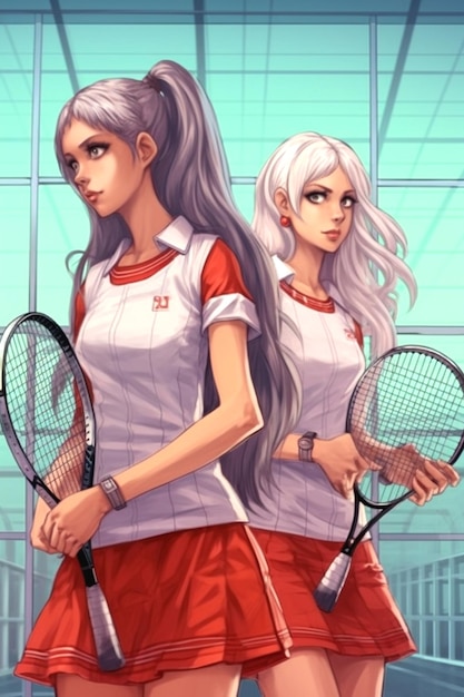 visual of tennis