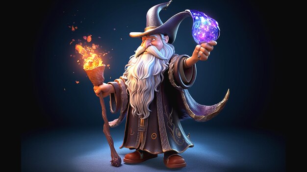 Photo visual of wizard