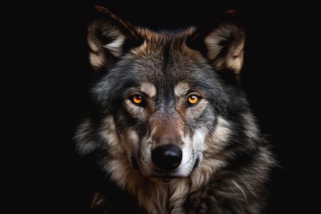 Photo visual of wolf