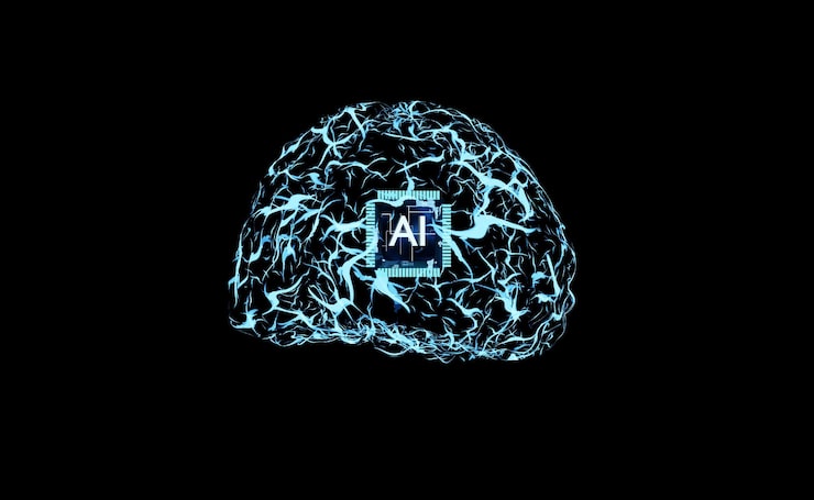 Photo visualization of artificial neurons organized into multiple neural network brain layers, 3d render animation. ai machine learning using algorithm set to find patterns in data