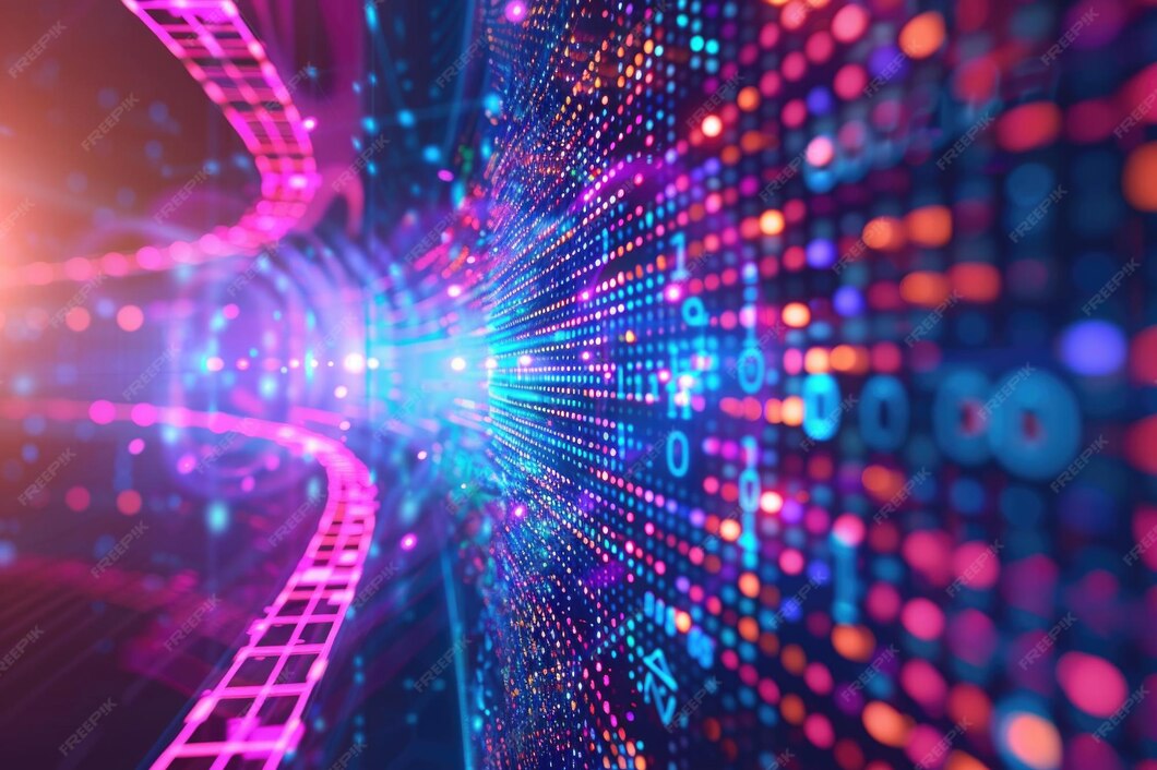 Premium Photo | Visualization of big data with machine learning ...