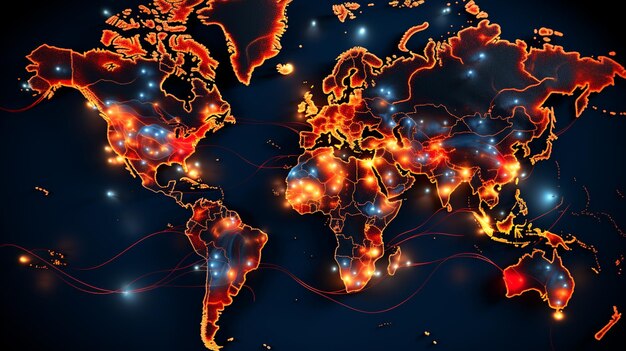 Foto visualizzare il cambiamento climatico