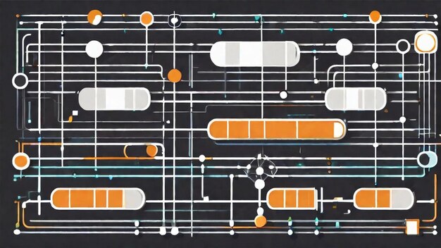 Photo visualizing complex data networks