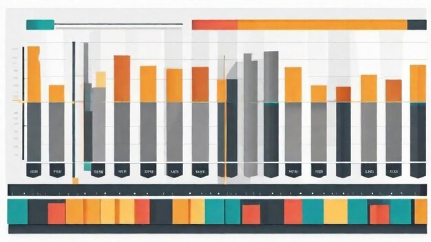 Photo visualizing data through infographics