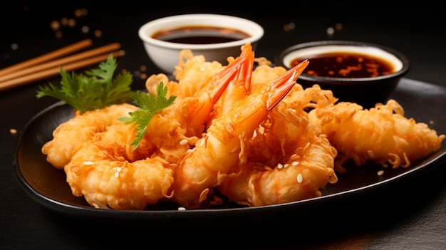 Premium AI Image | Visually_Appealing_Tempura