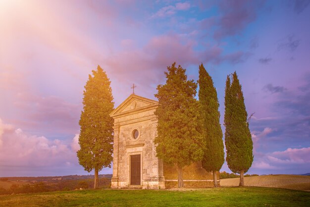 Vitaleta-kapel in Toscane