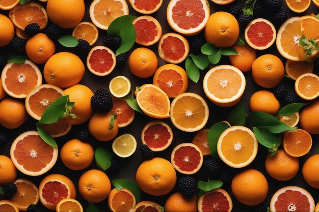 비타민 C 키위 또는 딸기 오렌지 어리 사과와 딸기 놀라운 벽지