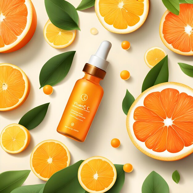 Photo vitamin c skincare serum