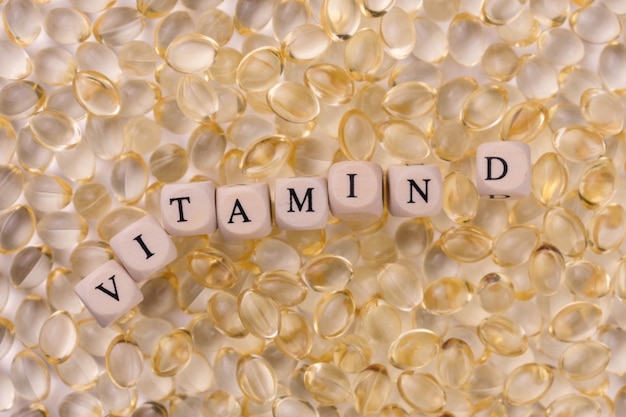 Photo vitamin d capsules