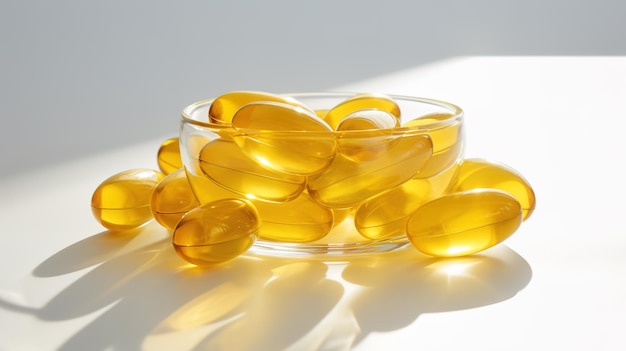 Vitamin D omega 3 omega 6 Food supplement oil filled fish oil vitamin A vitamin E flaxseed oil