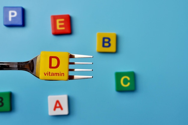 Vitamin icons. The choice of foods with a high content of vitamins, choosing Vitamin D