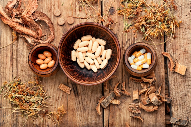 Vitamins, tablets and pills