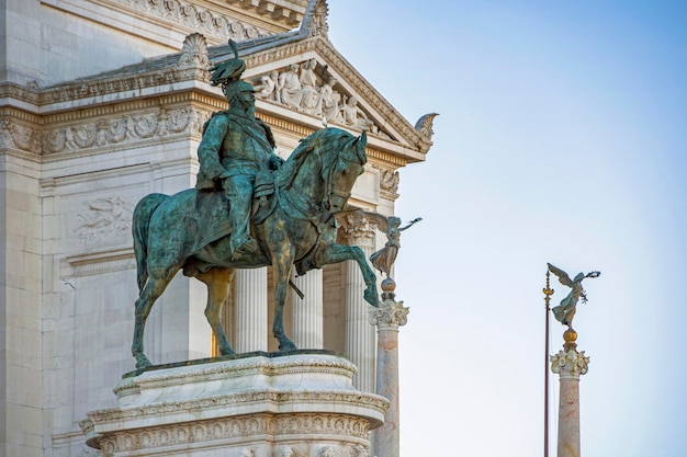 Vittoriano monument building in Rome