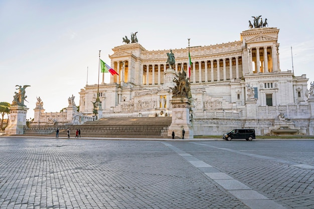 Vittoriano monument building in Rome