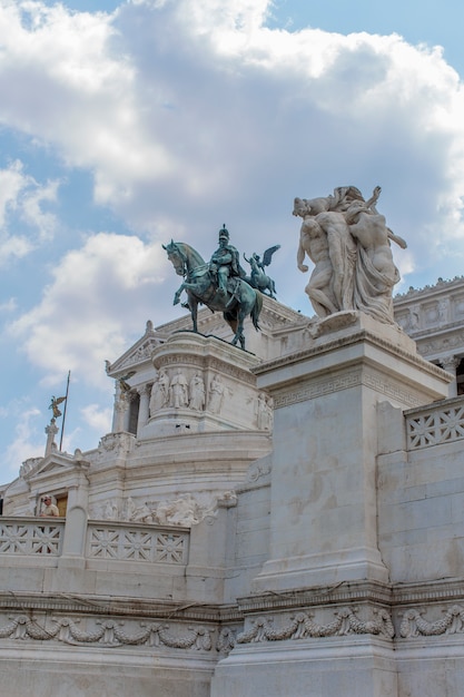 Vittoriano a roma, italia