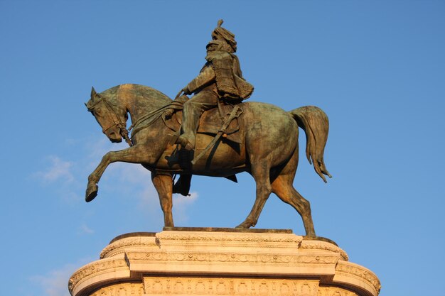 Vittorio Emanuele The Piazza Venezia in Rome Italy