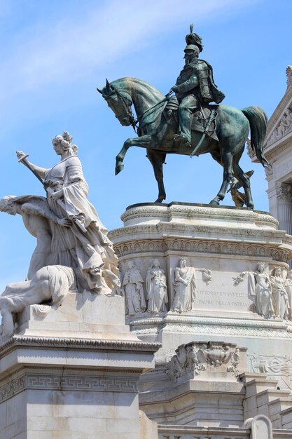 イタリア ローマのヴィットリオ エマヌエーレ