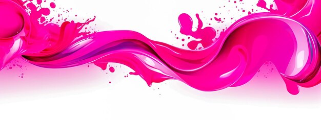 Viva magenta splash watercolor 2023 style banner made with Generative AI