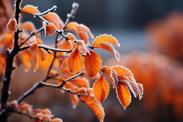 Foto vivid autumn foliage display (esposizione di fogliame autunnale vivace).