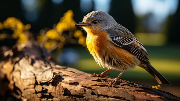 セイシェルの鮮やかな鳥 赤いマダガスカル フォディ・フーディア マダガスカリエンシス ハイビスカスの植物の上に座る