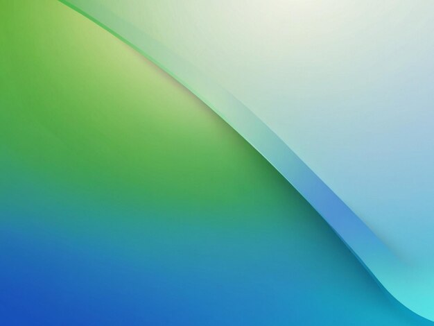 Vivid Blue Color Background with Green Blurred Gradient