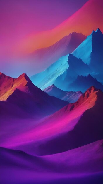 Vivid blurred blue and purple gradient background