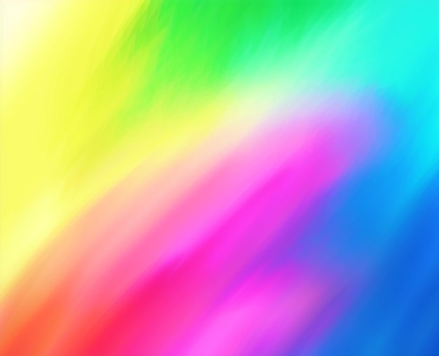 Photo vivid blurred colorful background generative ai